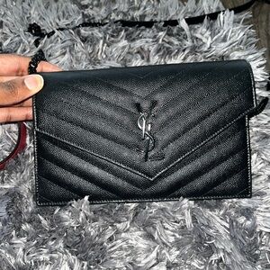 YSL WALLET IN CHAIN